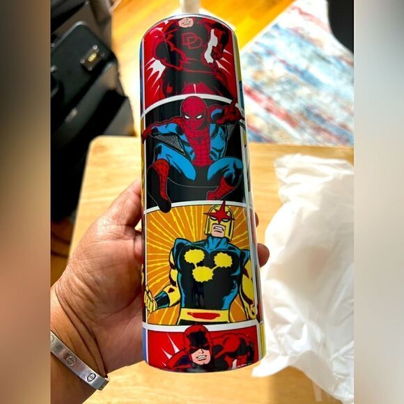 “Marvel Comics” 20oz Sublimation Tumbler - Picture 1 of 7